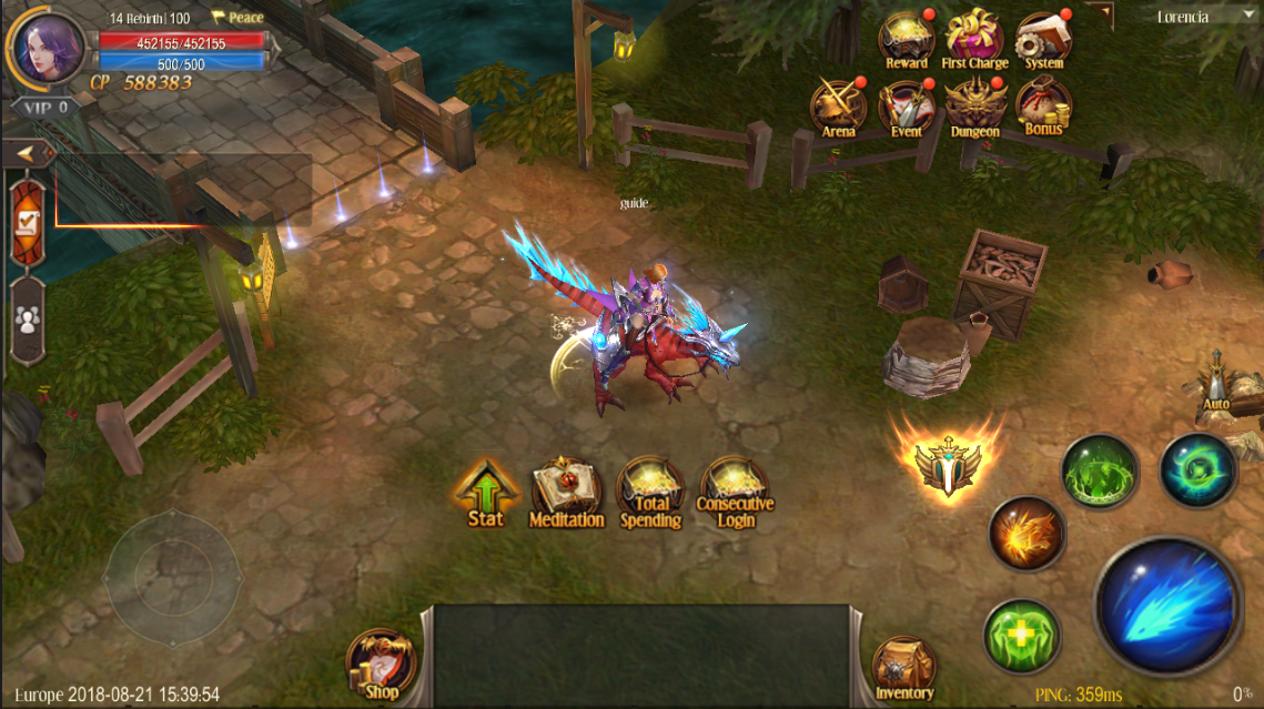 MU Origin gameplay screenshot 2