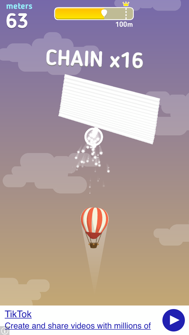 Balloon trip iOS screenshot