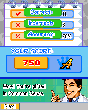 Comon Knowledge Quiz mobile game