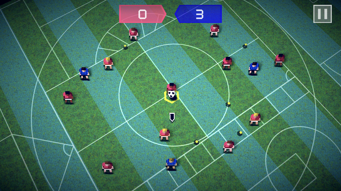 Kind of Soccer 2018 iOS review screenshot - Behind in a game