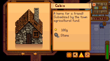 Stardew Valley cabin