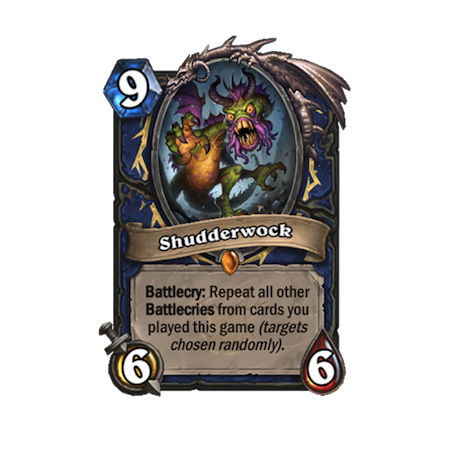 Shudderwock Legendary minion card