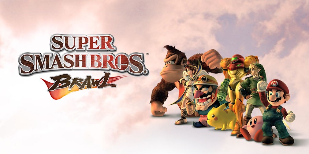 Super Smash Bros. Brawl artwork showing the main characters posing