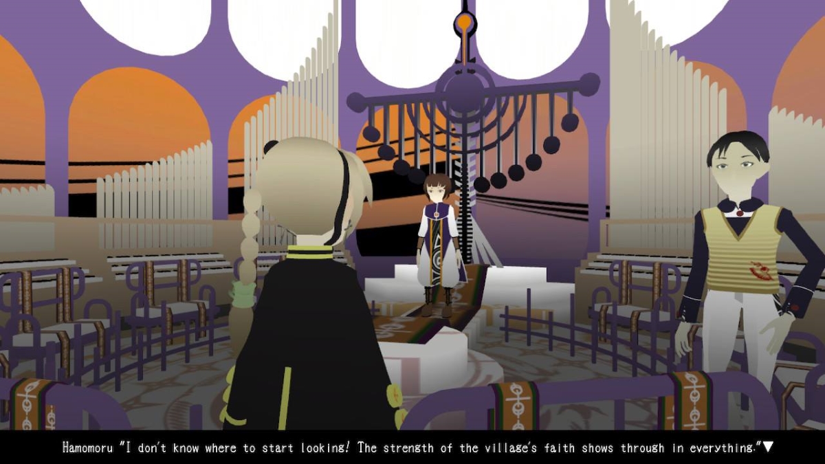 The Midnight Sanctuary Switch Screenshot - Hamomoru In The Cathedral