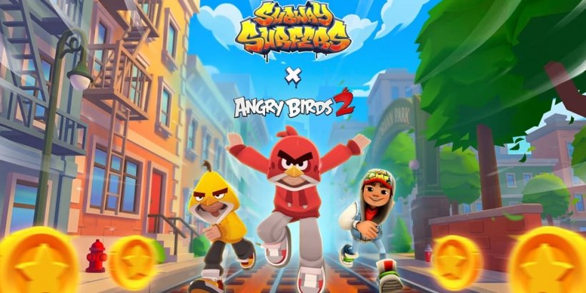 Subway Surfers to celebrate its 14th anniversary with its first ever Angry Birds collaboration