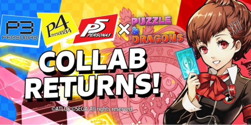 Puzzle & Dragons' Persona crossover returns this month with four new characters