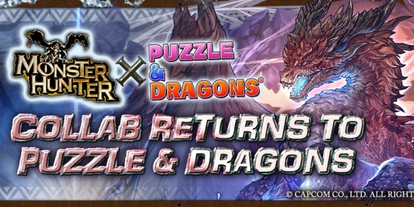 Puzzle & Dragons' Monster Hunter collaboration returns with new dungeons and three new monsters