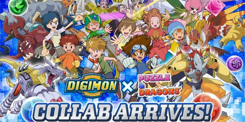 Puzzle & Dragons introduces new content from Digimon Adventure bringing in exclusive dungeons