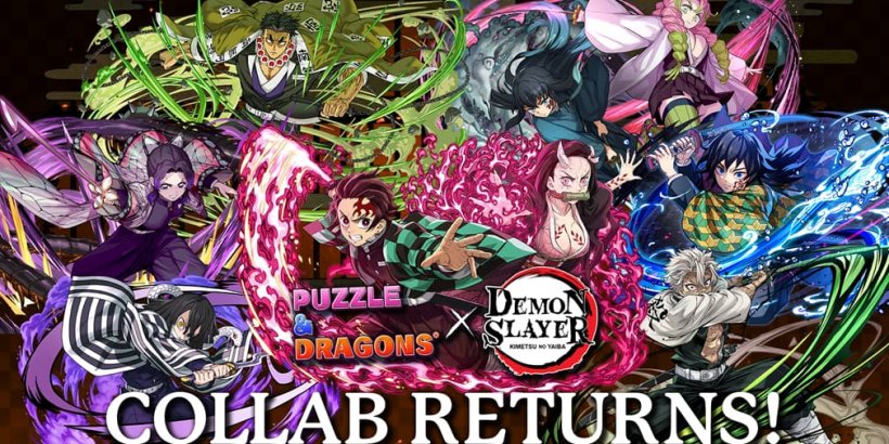 Puzzle & Dragons sees the return of Demon Slayer in its latest collaboration