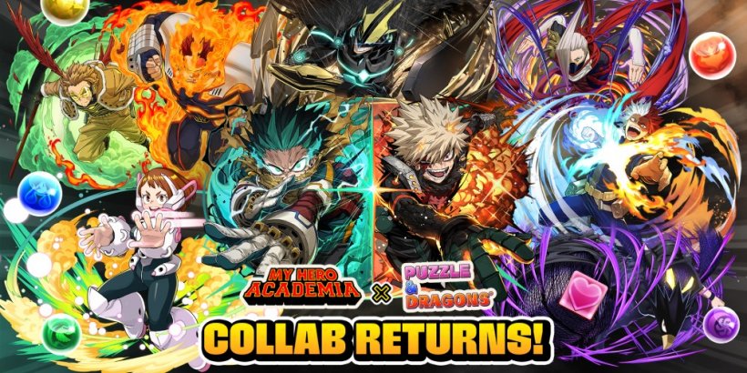 Puzzle & Dragons My Hero Academia collaboration returns with Deku, All Might, and themed dungeons
