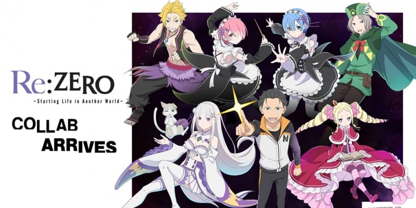 Puzzle & Dragons' latest anime collab features time-looping fantasy Re:ZERO