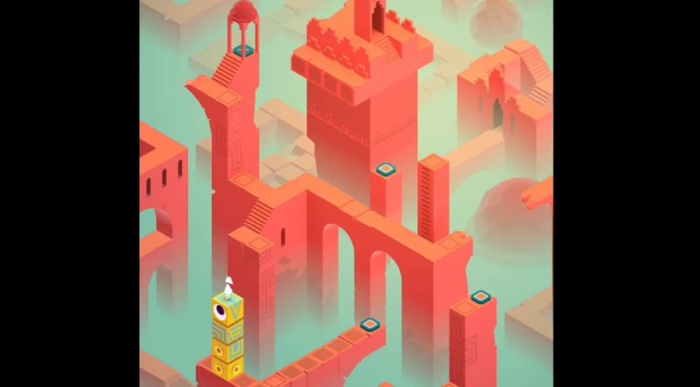 orange monuments with switches in several places