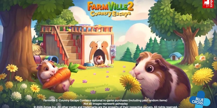 Farmville 2: Country Escape teams up with the Blue Cross for Guinea Pig Awareness Week