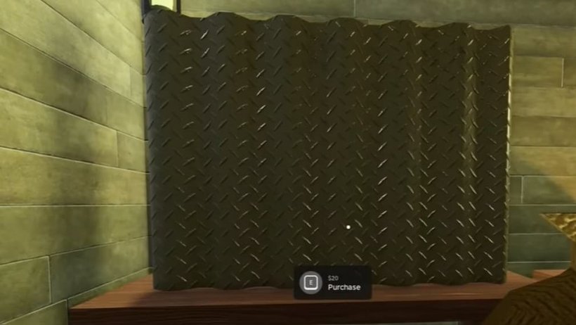 barricade with sheet metal for the train