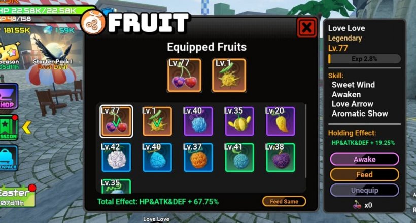fruits in anime fruits