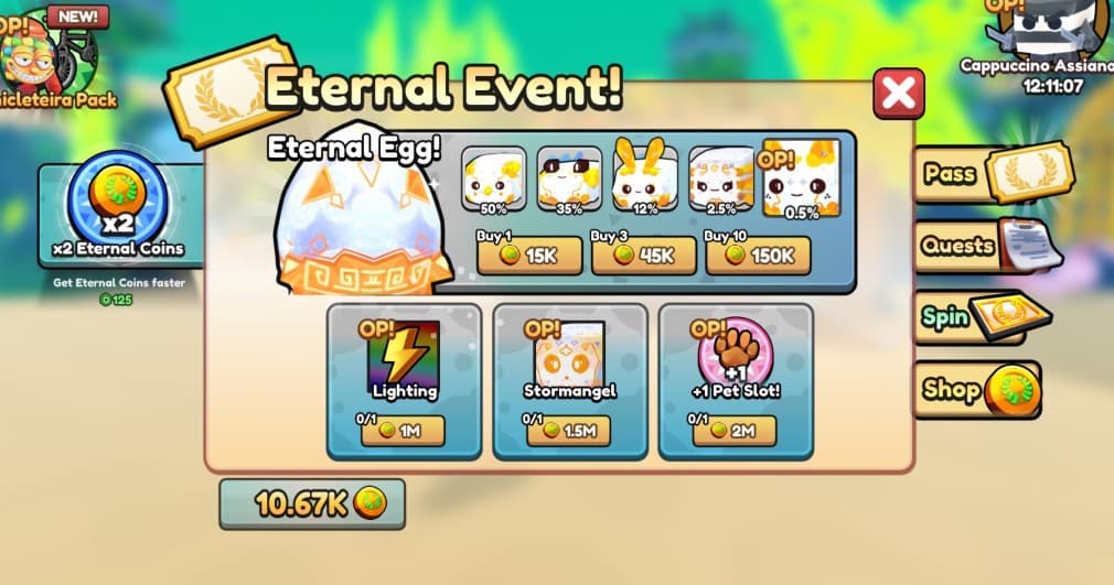 events in brainrot evolution