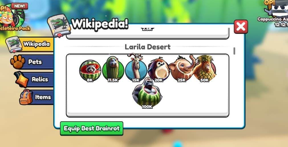 evolutions to discover in the game