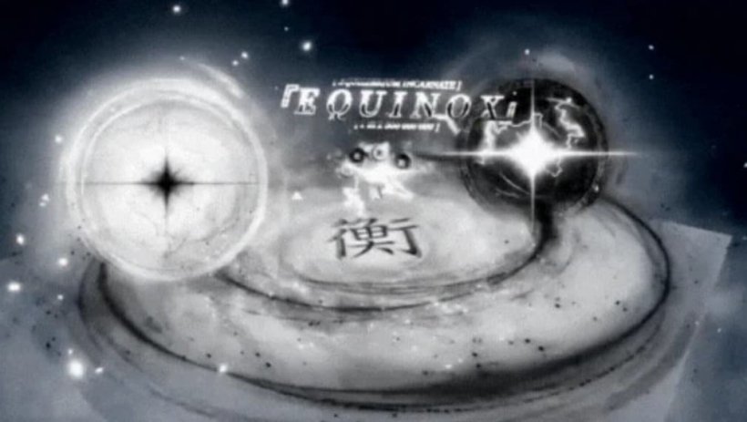 equinox aura in sols rng with black and white spheres rotating around the player