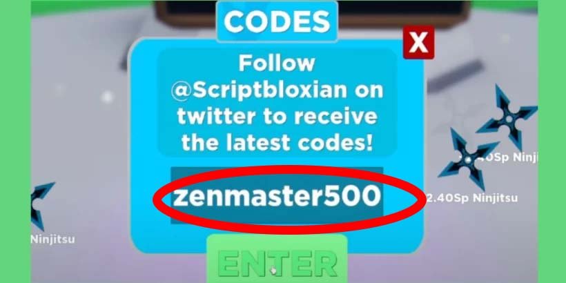 code redemption screen with red circle on the text field
