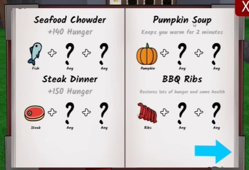 all recipes in the cookbook