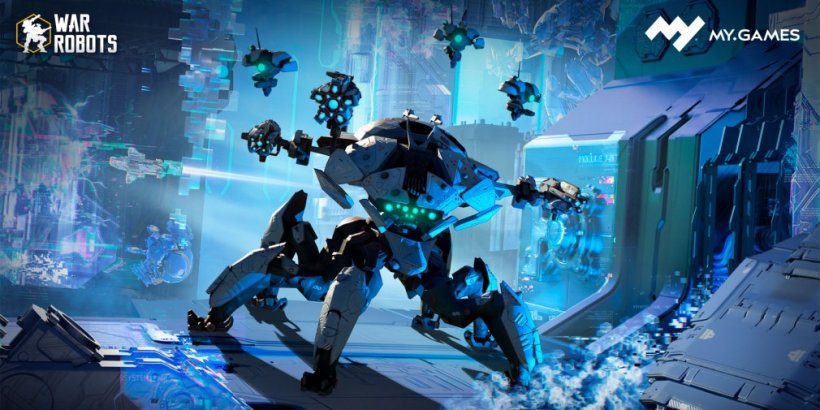 War Robots adds a glitchy battlefield and a robot built around turret swarms