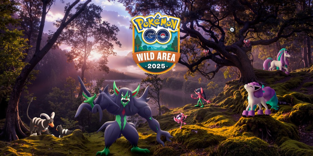 Artwork promotionnel de l'événement Terres sauvages de Pokémon GO