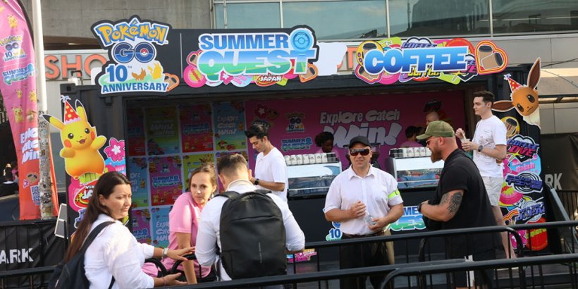 Pokemon Go Summer Quest stand
