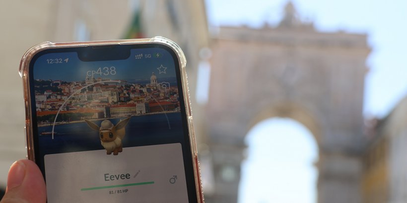 Eevee stamp by the big arch