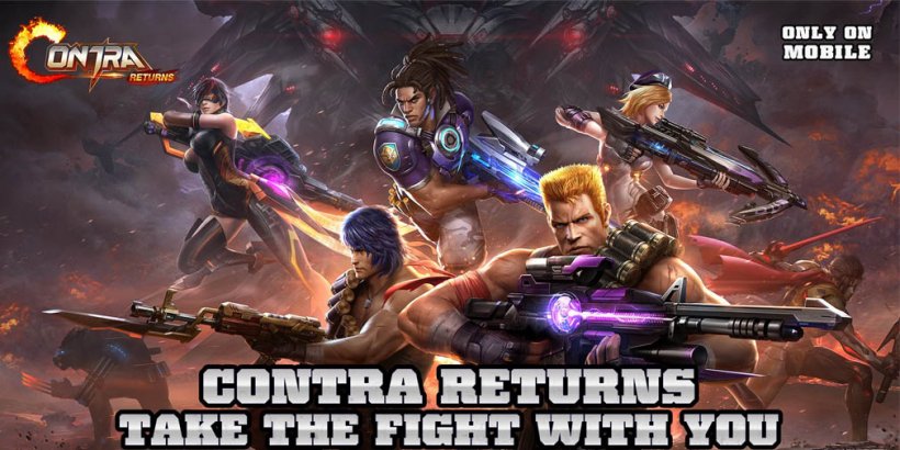 Contra Returns is pure arcade nostalgia, now open for pre-registration in all global regions