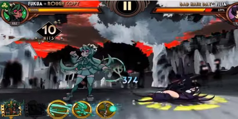 Skullgirls Mobile, the popular fighter for iOS and Android, finally adds fan favourite Fukua to the game