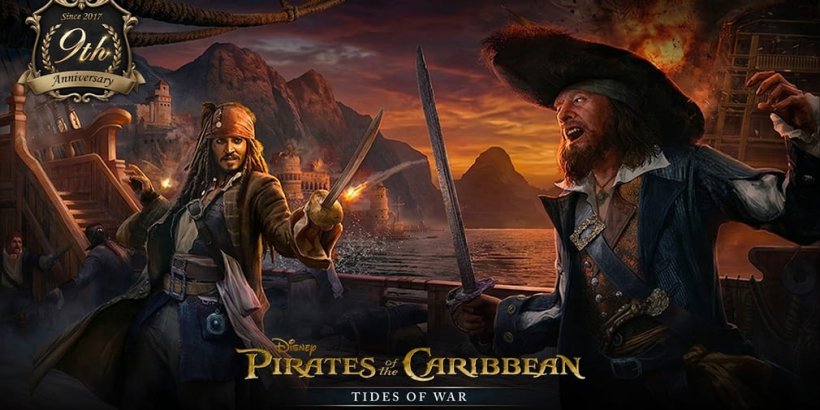 Pirates of the Caribbean: Tides of War's 9th anniversary adds new ship, new Tactician, and plenty of peak piracy