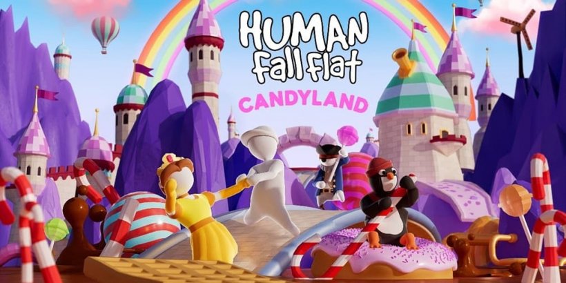 Human Fall Flat Mobile's newest level Candyland is here
