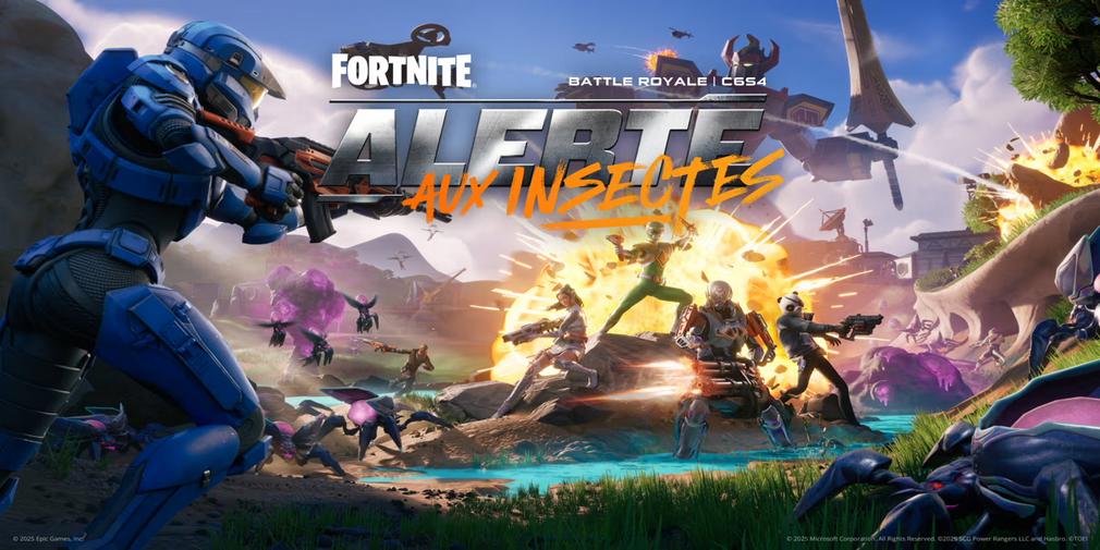Fortnite Battle Royale déploie son Chapitre 6 - Saison 4 : Alerte aux insectes