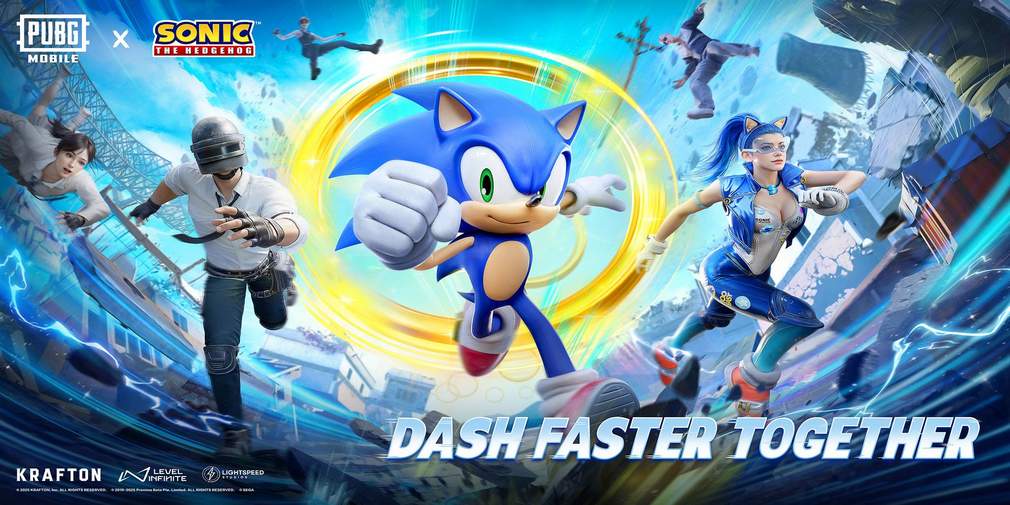Sonic le Hérisson débarque à toute vitesse dans PUBG Mobile