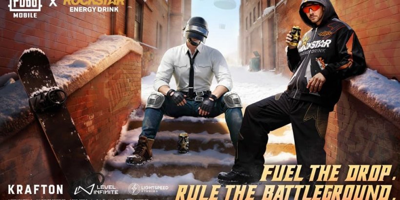 PUBG Mobile partners up with Rockstar Energy for new caffeine-fuelled collab