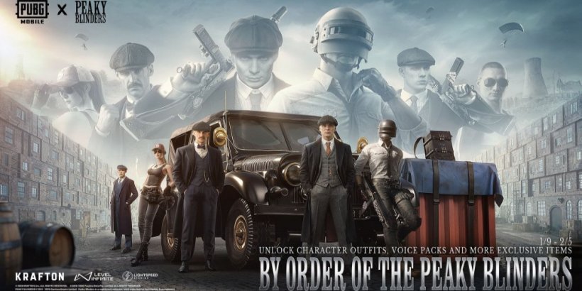 PUBG Mobile teams up with Peaky Blinders in limited-time crossover event