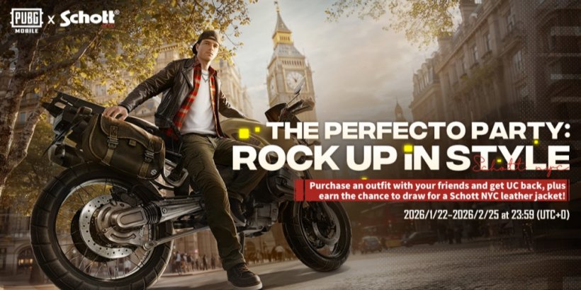 PUBG Mobile ramps up its fashion quotient with a new collab event with Schott NYC