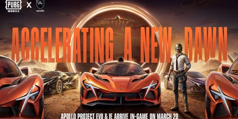 PUBG Mobile's latest car collab is with hypercar manufacturer Apollo Automobil