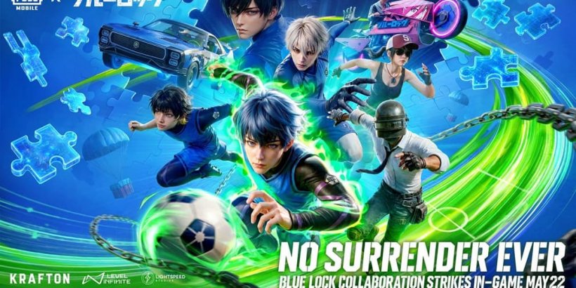 PUBG Mobile teams up with wacky football anime Blue Lock for new collab