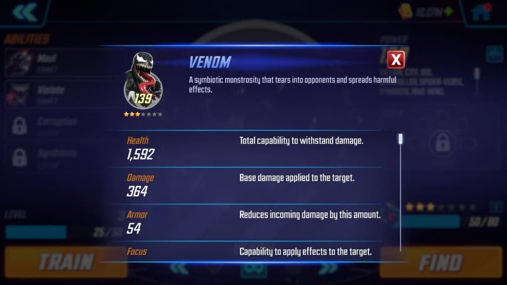 venom black and white symbiote