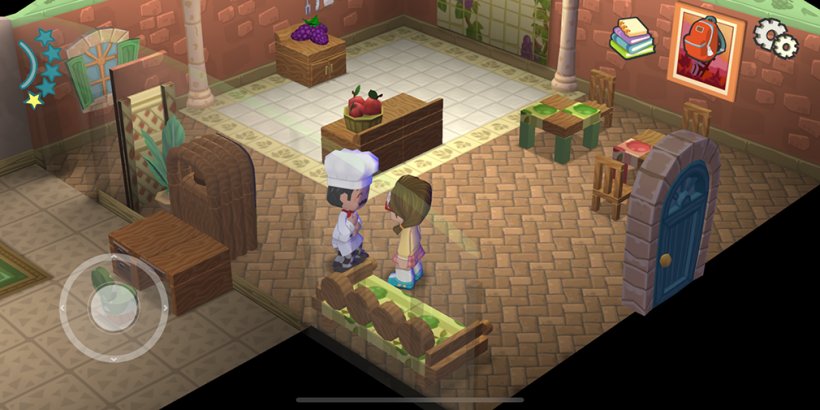Talking to the chef in MySims