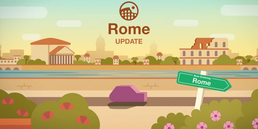 Mini Motorways celebrates seven years by taking you to Rome in next update