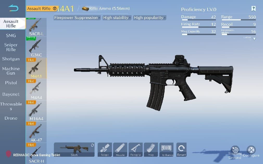 assault rifle in knives out