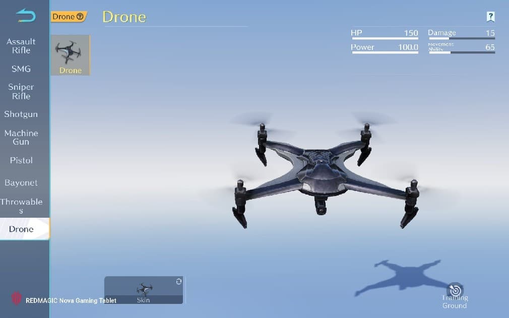 flying recon drone in knives out
