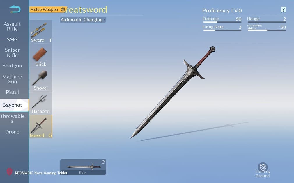 black greatsword in knives out