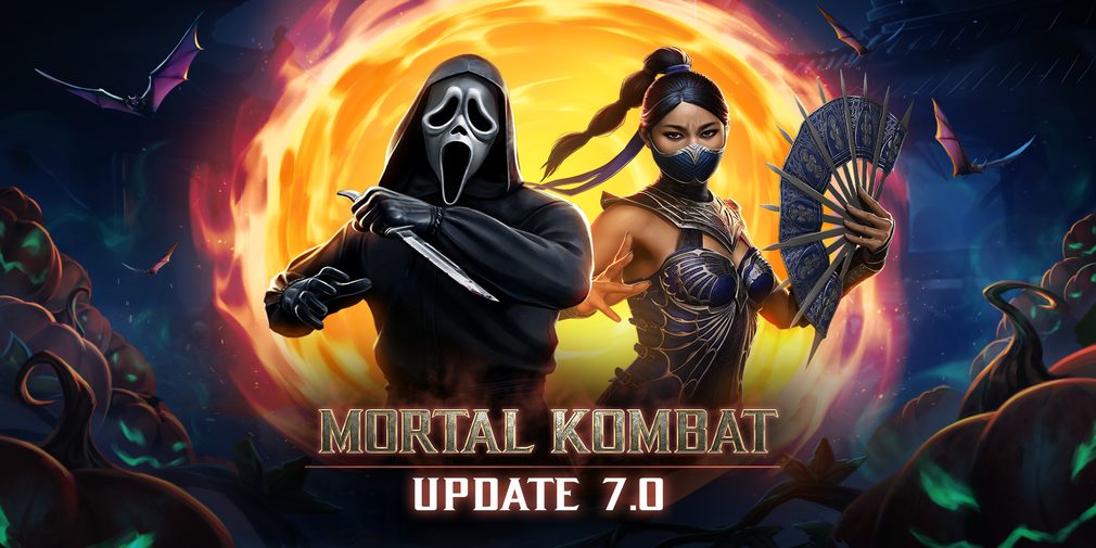 Mortal Kombat Mobile rajoute Ghostface et Kitana du Film MK II via sa grosse mise à jour automnale