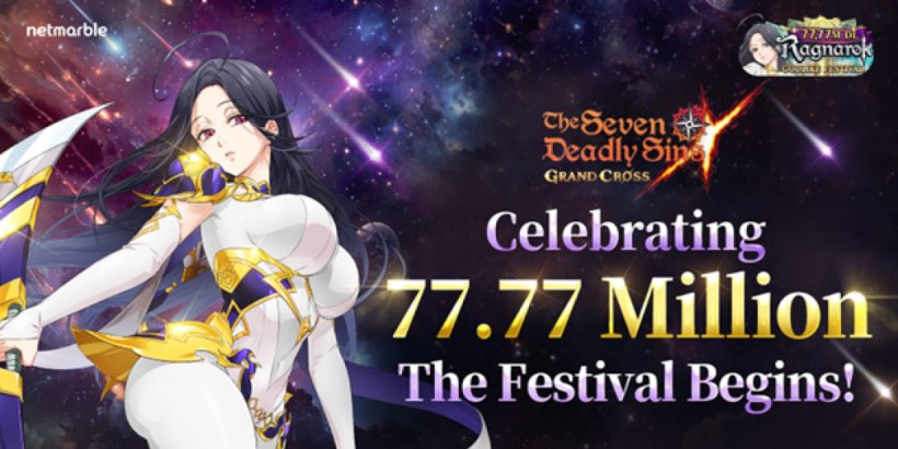 The Seven Deadly Sins: Grand Cross hits 77.77M downloads with the Godlike Festival Update