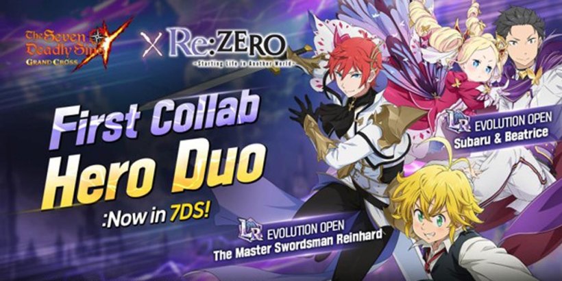 The Seven Deadly Sins: Grand Cross launches third crossover with Re:ZERO -Starting Life in Another World- with plenty of collab goodies