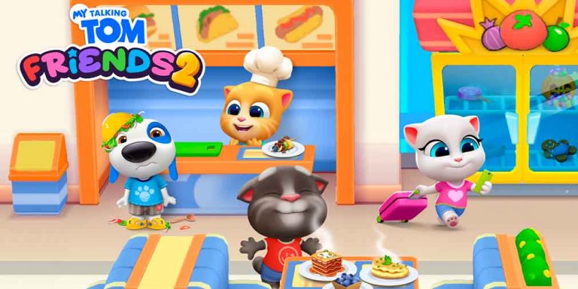 My Talking Tom Friends lets you explore the school, the hospital, and the mall with expanded Bus Trip feature