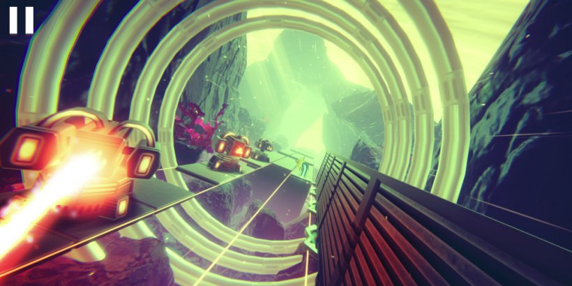 Hypnotic twitch runner Super Glitch Dash blasts onto iOS and Android today